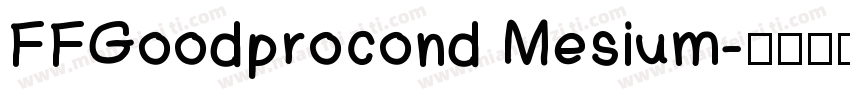 FFGoodprocond Mesium字体转换